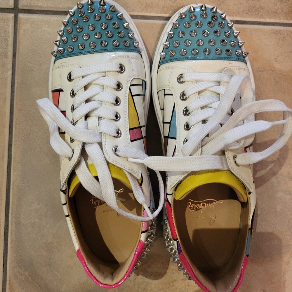 Christian Louboutin spiked sneakers